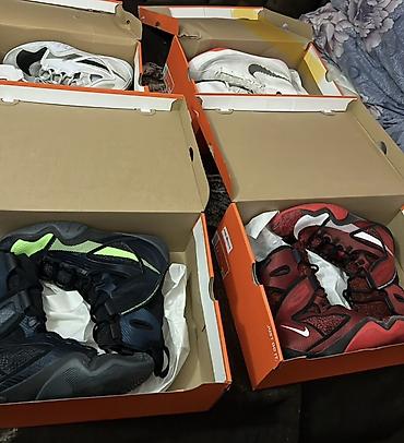 все за 50: Трое хайперок продаю, синие идеал, размер, как у белых NIKE HyperKO — 1