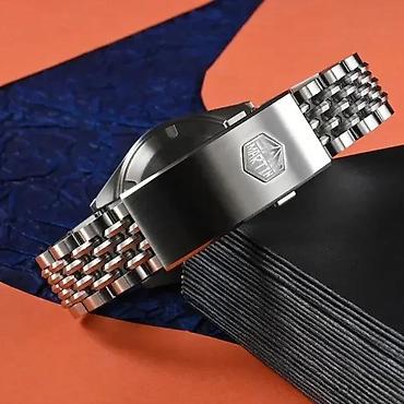 Ručni satovi: San Martin SN0115-G - 39.5mm - Crna - Seiko mehanizam Potpuno nov — 3