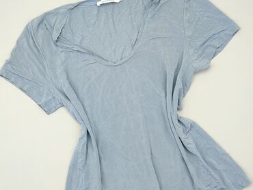 błękitna bluzki: T-shirt, M, stan - Bardzo dobry
