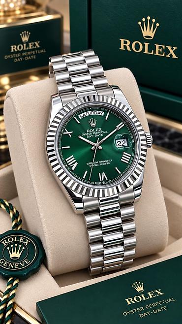 Qol saatları və aksesuarlar: Yeni, Qol saatı, Rolex, rəng - Mavi — 4