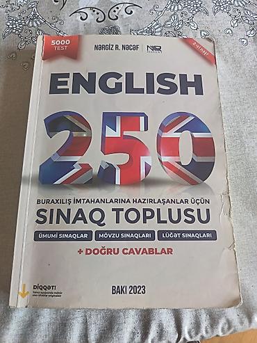 serpme tor satilir: English 250 Sınaq Toplusu TƏZƏDİR, İSTIFADƏ OLUNMAYIB — 3