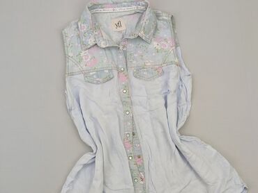 błękitna bluzki: Shirt, S (EU 36), condition - Good