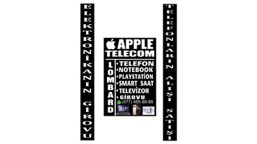 Hazır biznes: Apple Telecom lombardı telefon, noutbuk, Playstation, smart saat və