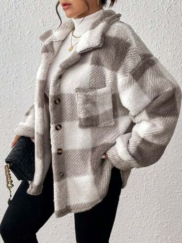 Zimske jakne: ✨Ženska karirana jakna od meke pliš/flis tkanine ✅Cena 3900 din na lalafo.rs — 9 Zimske jakne: ✨Ženska karirana jakna od meke pliš/flis tkanine ✅Cena 3900 din — 9