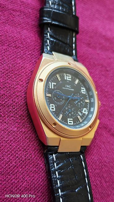 Ručni satovi: IWC Schaffhausen ručni sat – hronograf, zlatno kućište - Analogni — 2