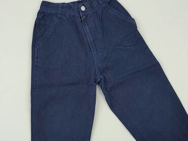 ciemne jeansy z przetarciami: Jeans, 3-4 years, 98/104, condition - Fair