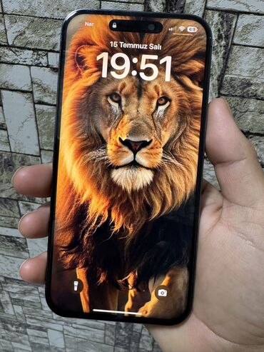 ayfon 6: IPhone 14 Pro Max, 128 GB, Deep Purple, Zəmanət, Simsiz şarj, Face ID