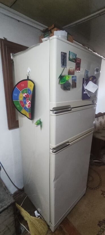 стеклянный холодильник: Холодильник LG, Б/у, Трехкамерный, No frost