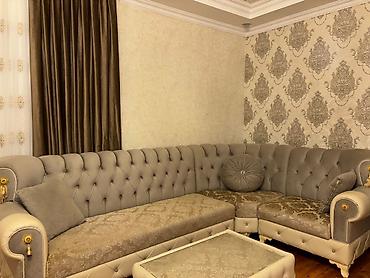 puf kreslo: Künc divan dəsti – klassik-lüks üslub - Forma: L şəkilli künc divan — 2