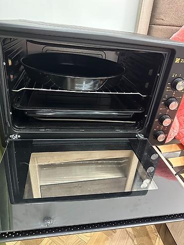 panasonic mikrodalgali soba: Zimmer elektrik mini-fırın - Geniş şüşə qapı və daxili işıqla — 2