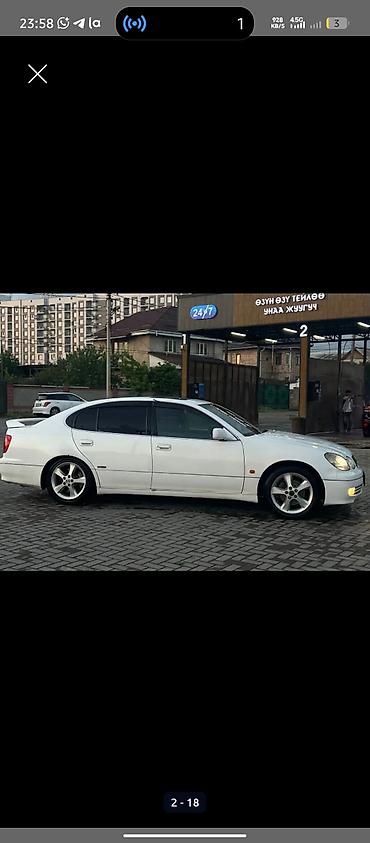 Toyota: Toyota Aristo: 2002 г., 3 л, Автомат, Газ, Седан — 2