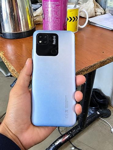 alcatel 1030d: Redmi, Redmi 10C, Б/у, 32 ГБ, цвет - Голубой, 2 SIM — 2