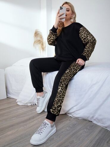 buzz ski pantalone: 4XL (EU 48), Jednobojni, Leopard, krokodil, zebra, bоја - Crna