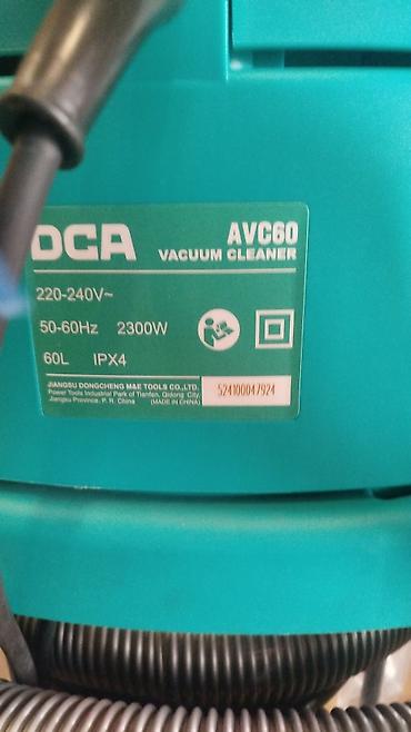 galaksi tozsoran: DCA AVC60 sənaye tipli tozsoran - Güc: 2300 W - Gərginlik: 220–240 V — 2