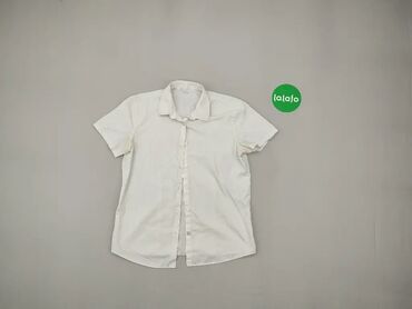 Koszuli: Koszula, 13 lat, wzór - Jednolity kolor, kolor - Biały