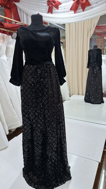 Вечерние платья: Вечернее платье, Русалка, Длинная модель, Без рукавов, Шлейф, M — 6