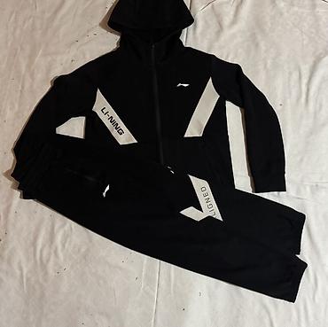 Мужской спортивный костюм, M, Li-Ning, Новый, цвет - Черный