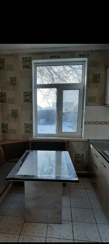 дома в таласе: 53 кв. м, 2 бөлмө, Унаа токтотуучу жай, Забор, тосулган