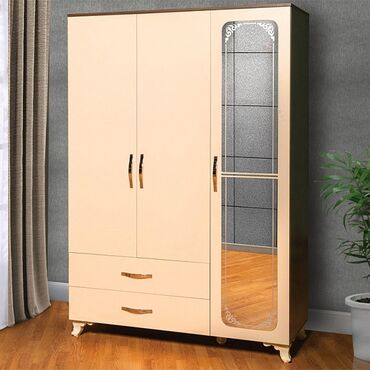 Sifarişlə dolablar: Düz dolab, Dəhliz üçün, Yataq otağı üçün, Eyvan üçün, Paltar üçün, Kupe, Quraşdırıla bilən, 3 qapılı — 12