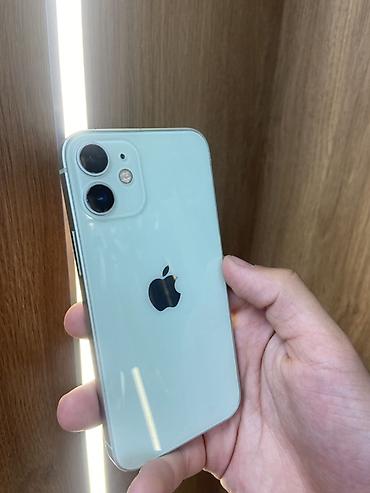 iphone 12: IPhone 12 mini, Б/у, 64 ГБ, Зеленый, Защитное стекло, 81 % — 1