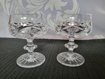 Čaše: Case za dvoje,kristal,rucni rad za zestoko pice iz 70ih. Case su na lalafo.rs — 8 Čaše: Case za dvoje,kristal,rucni rad za zestoko pice iz 70ih. Case su — 8