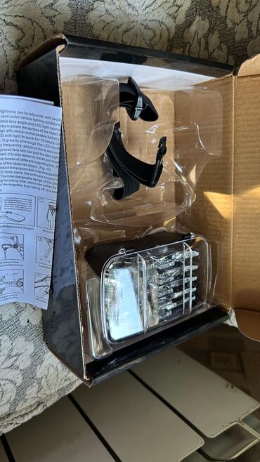 Eynəklər: Başlıq: LED işıqlı başa taxılan böyüdücü eynək dəsti, dəyişdirilə — 10