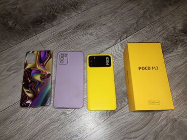 Poco: Poco M3, Б/у, 128 ГБ, цвет - Желтый, eSIM