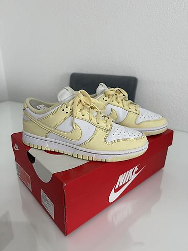 sport: Nike Dunk Low – pastel žuta/bele patike - Model: Nike Dunk Low - — 3