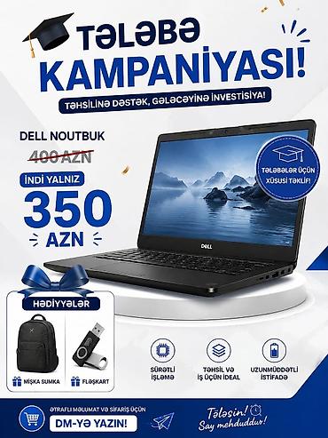 ən ucuz noutbuklar: Dell noutbuk – Tələbələr üçün xüsusi təklif! - Qiymət: 350 AZN (400 — 1