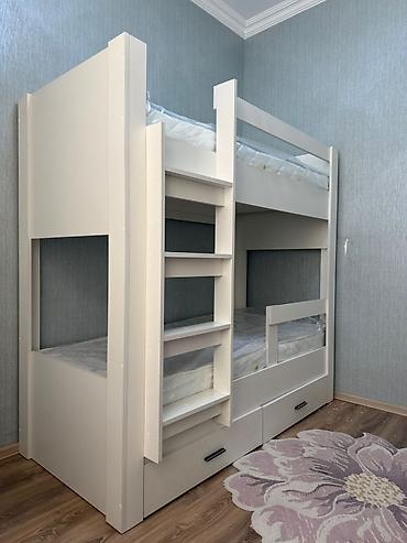 Oğlan və qız üçün, Yeni, Çarpayı, Matras ilə, Siyirməli, Laminat