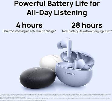 qulagcig: Yeni Simsiz (Bluetooth) Qulaqcıqlar, Huawei, rəng - Qara — 10