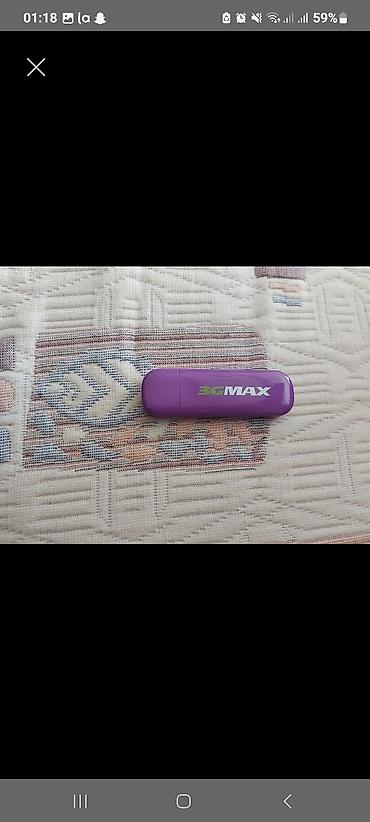 4g wifi modem: 3GMAX USB modem - Rəng: bənövşəyi - Növ: USB qoşulan mobil internet — 1