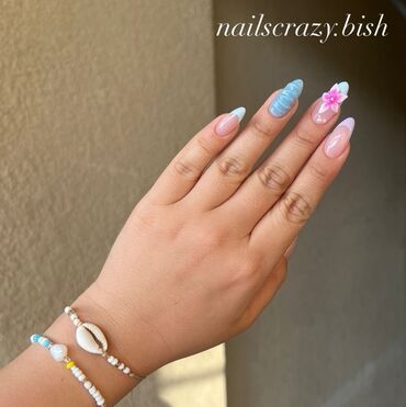 наращивание ногтей дизайн: Crazy Nails 🔝Мастер 📍Ж.Боконбаева164 ▫️Маникюр+Покрытие+снятие 700