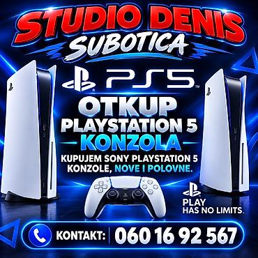 OTKUP PlayStation 5 konzola – Subotica - Kupujem Sony PlayStation 5