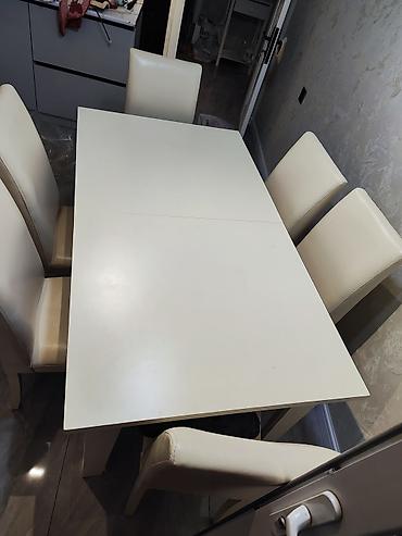 Digər mebel: SfMasa desti 300 azn. Masa acilir, 6 stulu var. Unvan Masazir — 1