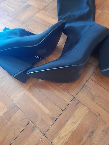 Gležnjače: Zenske crne na stiklu nove nijednom nosene 40 broj — 8
