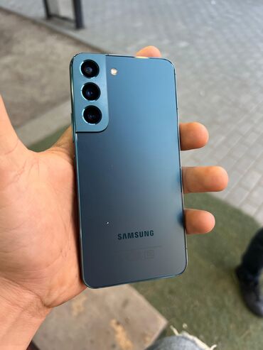 samsunq alpha: Samsung Galaxy S22, 128 GB, rəng - Mavi, Barmaq izi, Face ID