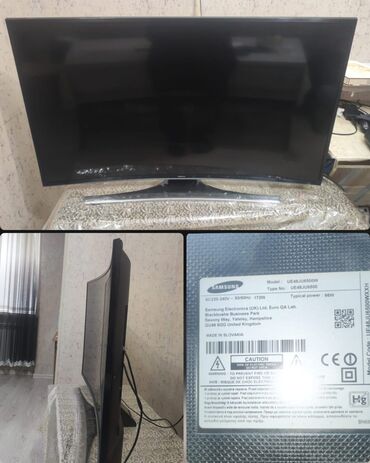 samsung 140 ekran tv: Samsung 121 ekran Smart oval model evden satis televizor 600 azn