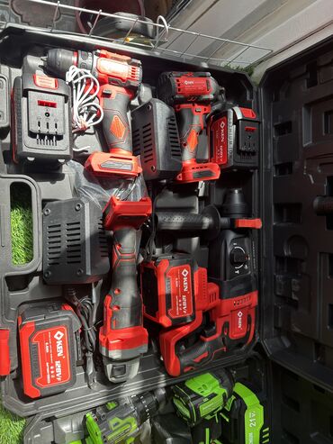 Наборы электроинструментов: Косон Набор 4в1 4 батарейка 4 инструмент Доставка по городу — 15