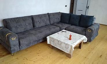 divan transformer: Künc divan – müasir dizayn, rahat oturuş - Forma: L-şəkilli künc — 1