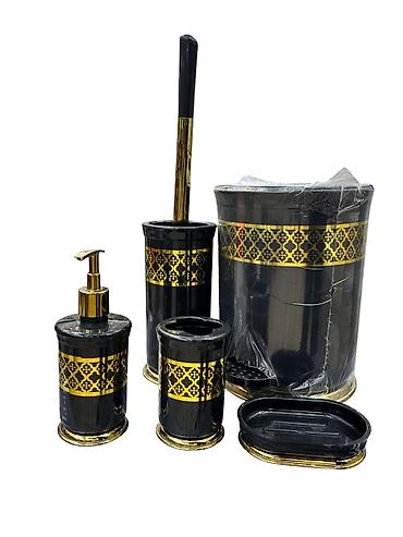 şotka: Hamam üçün dəst 15662410, qara/qızılı, 5 əd Xüsusiyyətlər Brend: No — 1