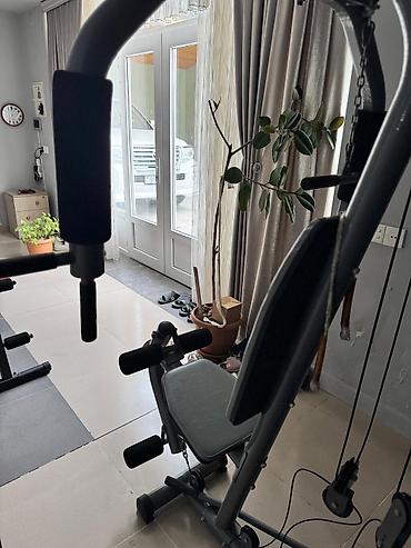 eliptik trenajor: Çoxfunksiyalı ev trenajoru – kabel və blok sistemi ilə - Tam bədən — 3
