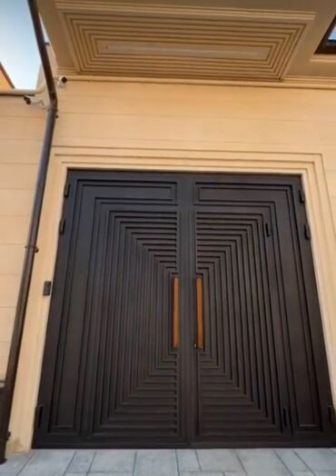 Həyət darvazaları: Yeni Dəmir Həyət darvazası, 450 m, Mexaniki, Qapı ilə, rəng - Qara, Kredit yoxdur, Ödənişli quraşdırma, Ödənişli çatdırılma, Rayonlara çatdırılma — 8