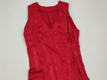 czerwona sukienki wieczorowa długa: Sukienka, S, stan - Dobry