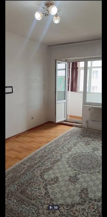 квартира джал мкр: 1 бөлмө, 44 кв. м, 106-серия, 8 кабат, Косметикалык ремонт