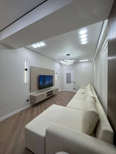 квартира берилет мкр кок жар: 2 комнаты, 61 м², Элитка, 8 этаж, Дизайнерский ремонт