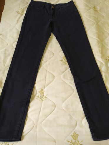 Джинсы: Джинсы, Прямые, Средняя талия, S — 9