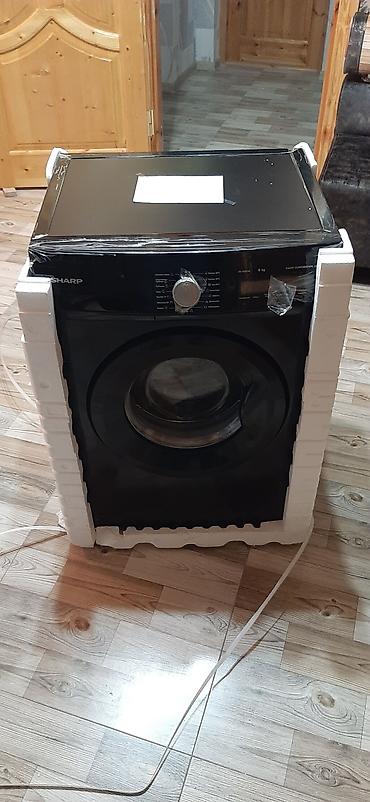 sure dispenser: SHARP paltaryuyan maşın – ön yükləməli, qara rəng Model — 3