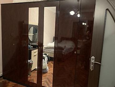 guzgu boydan: Yataq otağı və iş otağı üçün mebel dəsti - 5 qapılı böyük dolab: tünd — 1