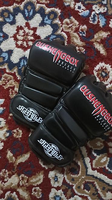 Перчатки: Перчатки мма DUSHENGBOX качественные обмен на протеин/креатин/Л — 2